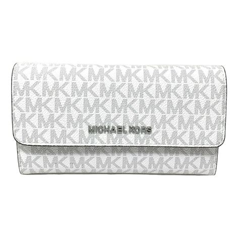 michael kors jet set travel wallet white|Michael Kors jetsetter wallet.